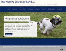 Tablet Screenshot of hsv-aichtal.de